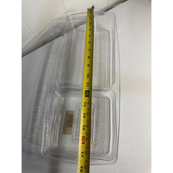 Longaberger Plastic Basket Protector Insert 3-Way Treasures Divided 7"x17.75" - Picture 5 of 6